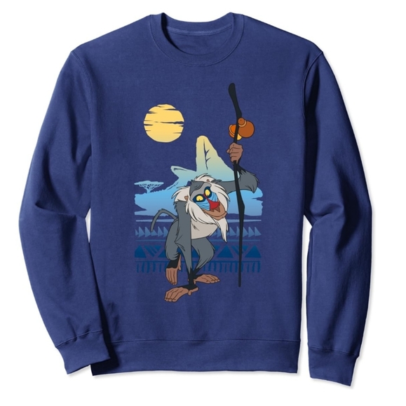 Unisex Disney The Lion King Rafiki Pride Lands Crewneck Sweatshirts Size S - Picture 2 of 4